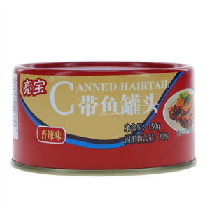 亮宝香辣带鱼罐头