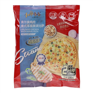 美式微波比萨奥尔良鸡肉风味