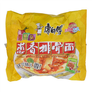 康师傅红葱头葱香排骨面