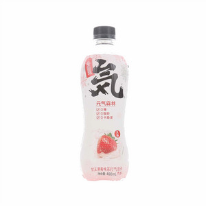 元气森林甘王草莓味苏打气泡水