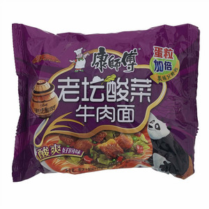 康师傅老坛酸菜牛肉面