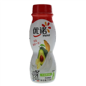 yoplait优诺牛油果香蕉风味酸乳