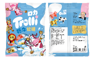 口力无牛奶橡皮糖