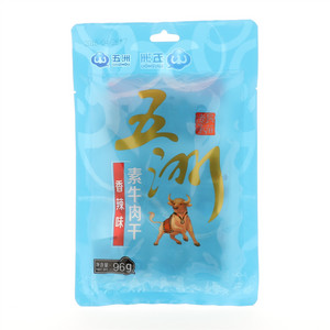 五洲香辣味素牛肉干96g