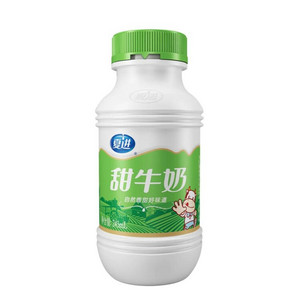 夏进乳业243ml瓶装甜牛奶