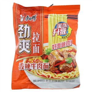 康师傅 劲爽拉面香辣牛肉袋面