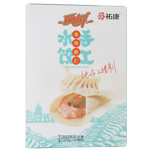 祐康顶鲜龙井虾仁手工水饺