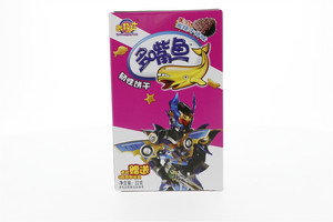 添乐卡通王33g多嘴鱼韧性饼干炭烧牛排味