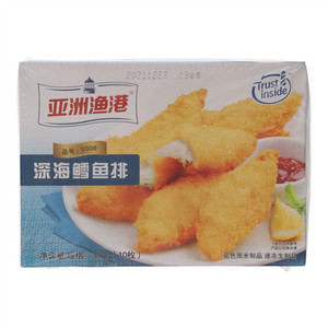 亚洲渔港深海鳕鱼排
