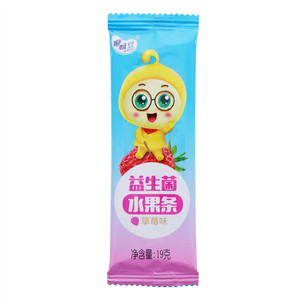 咿呀豆草莓味益生菌水果条