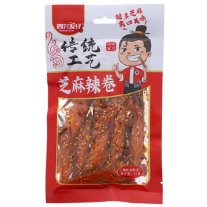 四兴发仔芝麻辣卷调味面制品