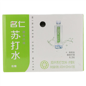 名仁柠檬味双纤苏打饮料