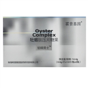 霍普基因铂精男士牡蛎肽压片糖果