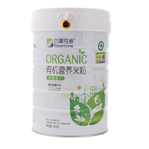 贝莱可亲核桃莲子有机营养米粉