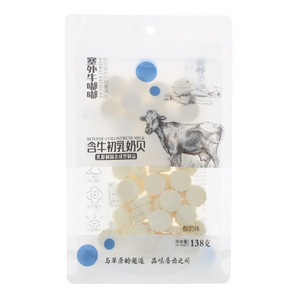 塞外牛嘟嘟含牛初乳酸奶味奶贝（乳粉制固态成型制品）