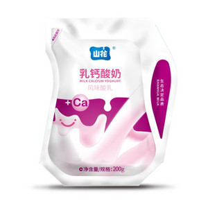 山花 乳钙酸奶