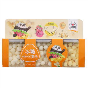 谷迦粒草莓味+原味+香蕉味冰糖小小馒头