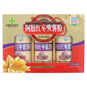颂农阿胶红枣紫薯粉