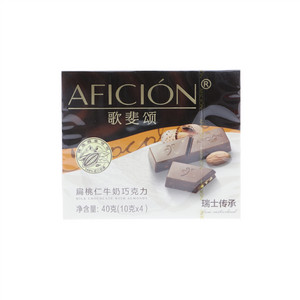 歌斐颂扁桃仁牛奶巧克力40克（10克X4）