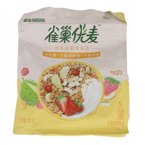 Nestle雀巢优麦榴莲腰果烤燕麦