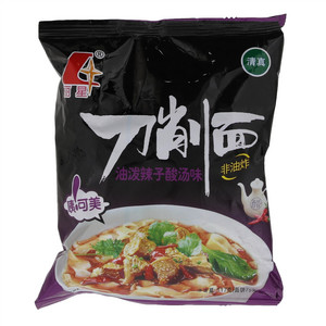 丽星油泼辣子酸汤味刀削面