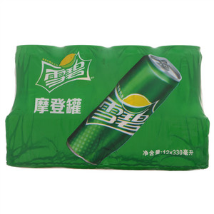 雪碧摩登罐柠檬味汽水