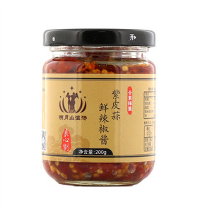 山辣兄弟紫皮蒜鲜辣椒酱