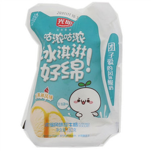 光明轻巧包风味酸牛奶（冰淇淋风味）180g