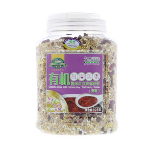 自然之粹有机糙米红豆玫瑰花粥828克