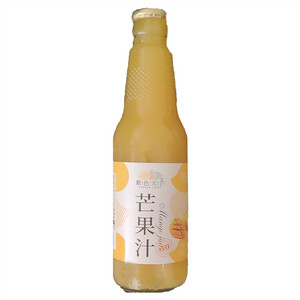 紫色光芒芒果汁