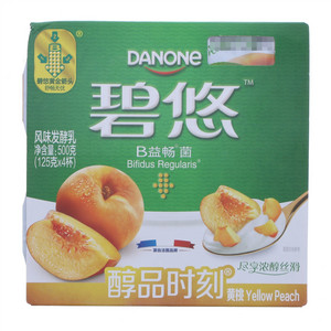 碧悠醇品时刻黄桃 Yellow Peach风味发酵乳