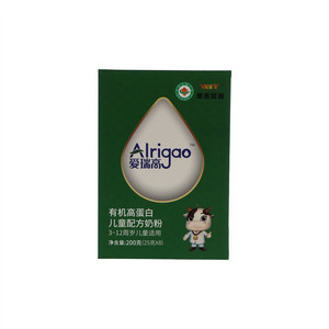 爱瑞高有机高蛋白儿童配方奶粉
