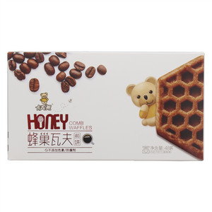 卡宾熊咖啡味蜂巢瓦夫煎饼