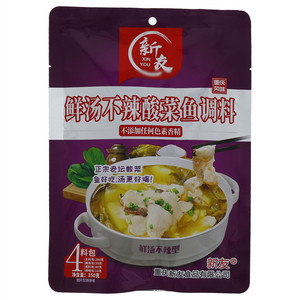 新友鲜汤不辣型酸菜鱼调料