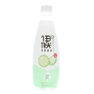 伊利伊然乳矿气泡水黄瓜味无糖脂气泡水