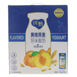 纯甄 谷粒酪乳系列黄桃燕麦风味酸奶