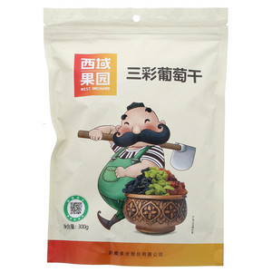 西域果园三彩葡萄干