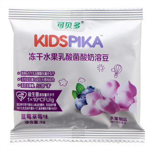 KIDSPIKA可贝多蓝莓草莓味冻干水果乳酸菌酸奶溶豆
