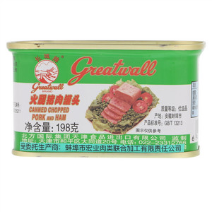 长城牌猪肉火腿罐头