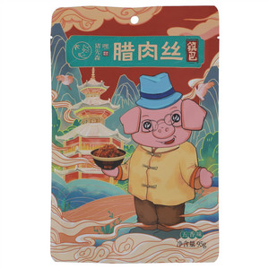 秦予嘿 猪先森五香味镇巴腊肉丝
