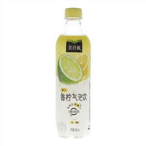 美汁源多汁香柠气泡饮果汁型汽水