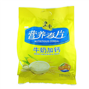 黑牛牛奶高钙营养麦片