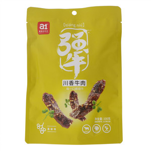 a1零食研究所藤椒味川香牛肉