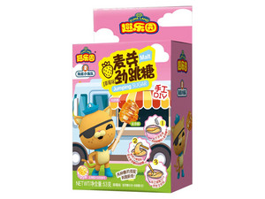 趣乐园草莓味麦芽劲跳糖