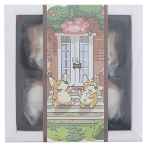 晴心田小糖柯基棉花糖四格礼盒