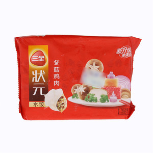 三全状元冬菇鸡肉水饺
