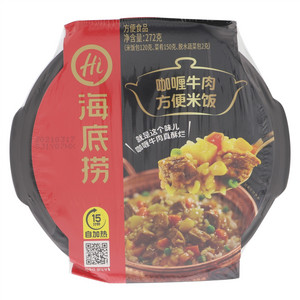 自热米饭咖喱牛肉饭