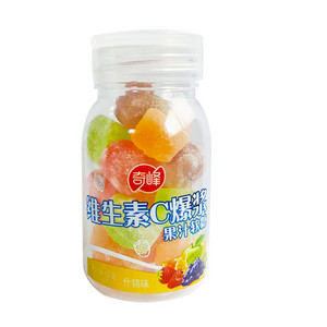 奇峰什锦味维生素C爆浆果汁软糖
