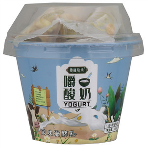 藏疆牧场谷物原味嚼酸奶