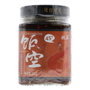 德庄饭空45°香辣豆豉虾米油辣椒